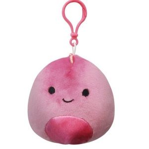 NWT Poleena the wine red Dino clip squishmallow 3.5 inch